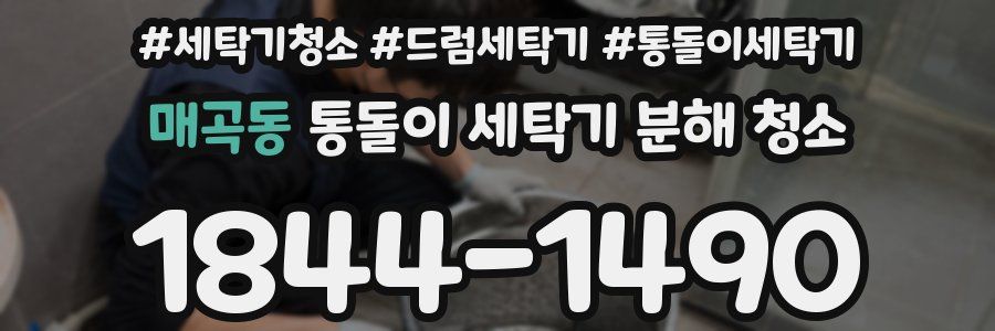 매곡동 통돌이 세탁기 분해 청소