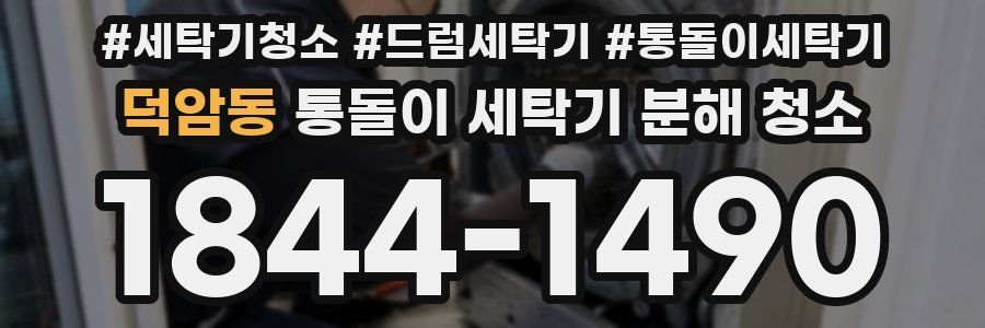 덕암동 통돌이 세탁기 분해 청소