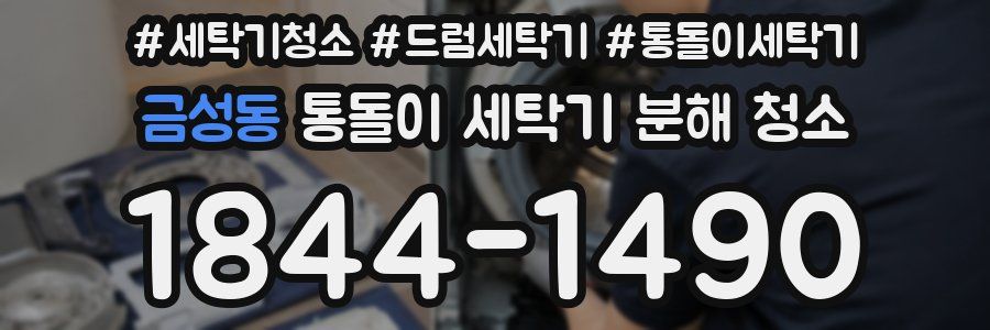 금성동 통돌이 세탁기 분해 청소