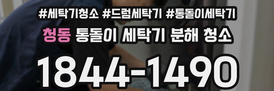 청동 통돌이 세탁기 분해 청소