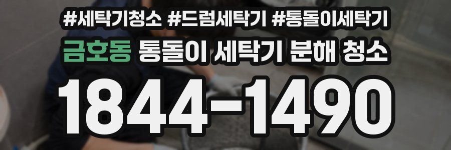 금호동 통돌이 세탁기 분해 청소