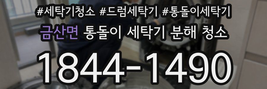 금산면 통돌이 세탁기 분해 청소