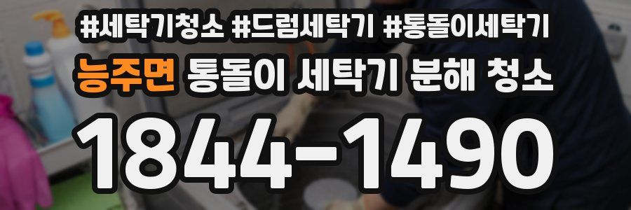 능주면 통돌이 세탁기 분해 청소