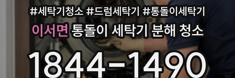 이서면 통돌이 세탁기 분해 청소