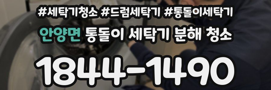 안양면 통돌이 세탁기 분해 청소