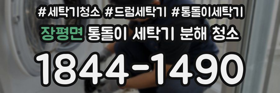 장평면 통돌이 세탁기 분해 청소