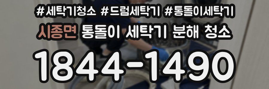 시종면 통돌이 세탁기 분해 청소