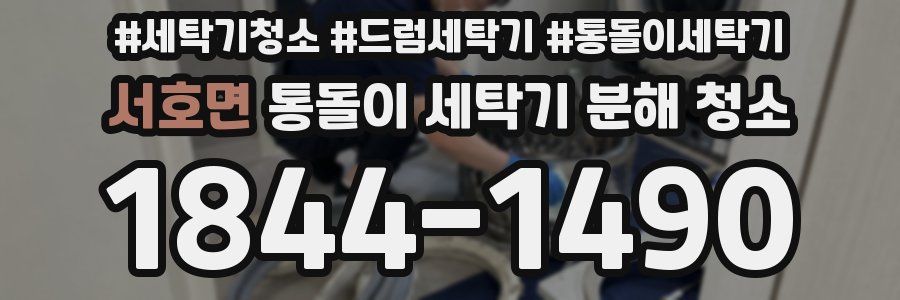 서호면 통돌이 세탁기 분해 청소