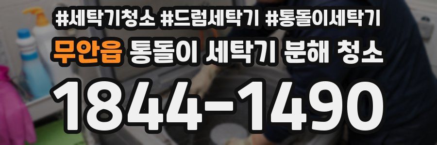 무안읍 통돌이 세탁기 분해 청소