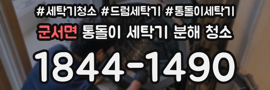 군서면 통돌이 세탁기 분해 청소