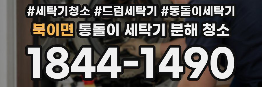 북이면 통돌이 세탁기 분해 청소