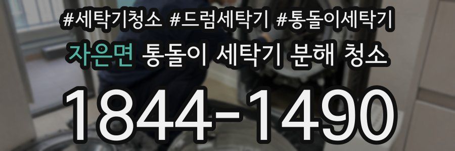 자은면 통돌이 세탁기 분해 청소