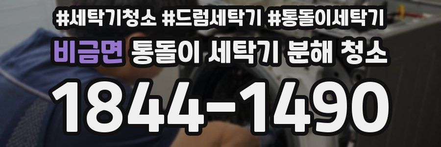 비금면 통돌이 세탁기 분해 청소