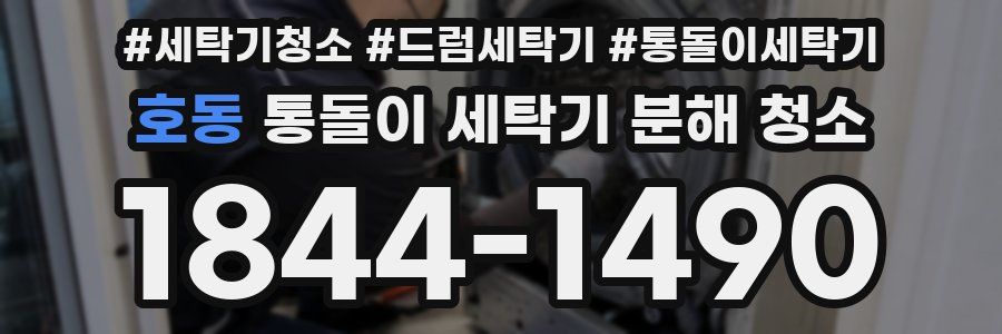 호동 통돌이 세탁기 분해 청소