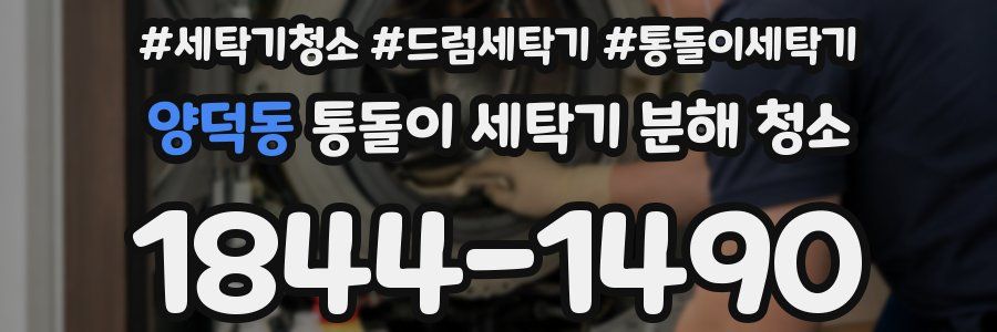 양덕동 통돌이 세탁기 분해 청소