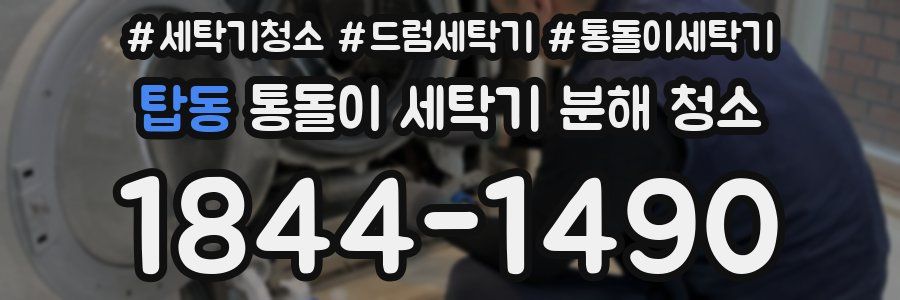탑동 통돌이 세탁기 분해 청소