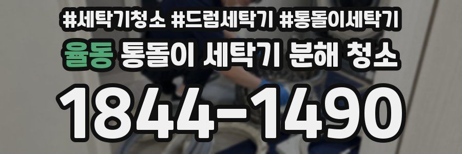 율동 통돌이 세탁기 분해 청소