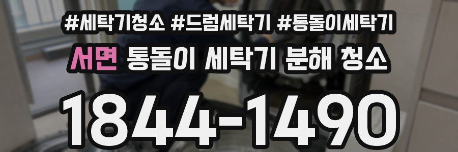 서면 통돌이 세탁기 분해 청소