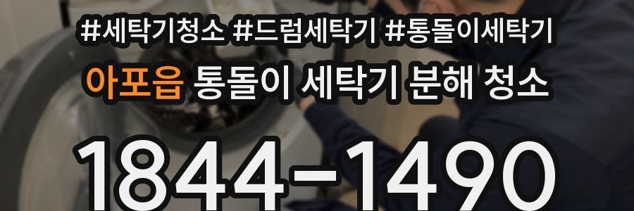 아포읍 통돌이 세탁기 분해 청소