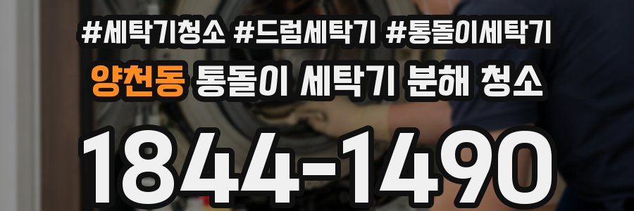 양천동 통돌이 세탁기 분해 청소