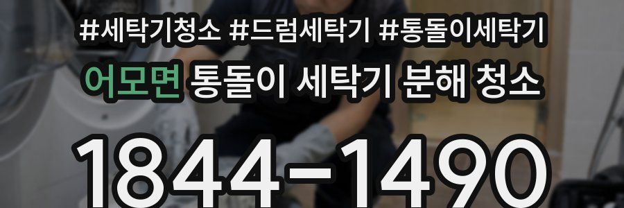 어모면 통돌이 세탁기 분해 청소
