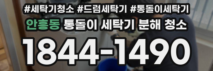 안흥동 통돌이 세탁기 분해 청소