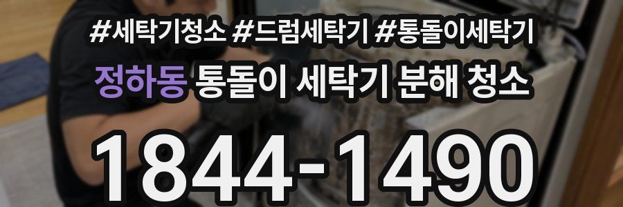 정하동 통돌이 세탁기 분해 청소