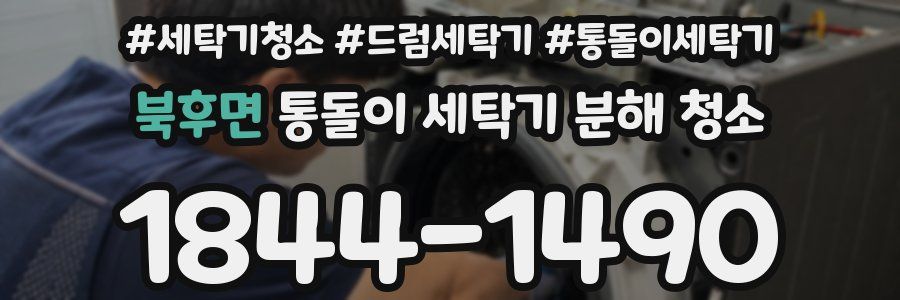 북후면 통돌이 세탁기 분해 청소