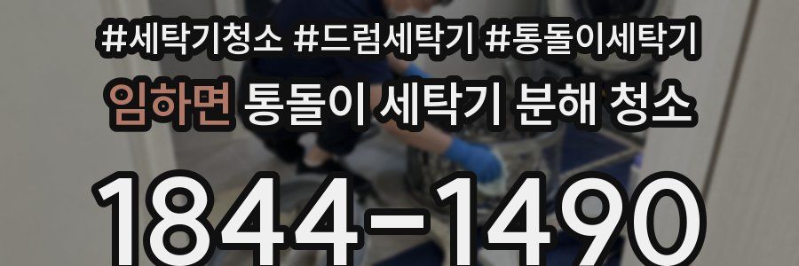 임하면 통돌이 세탁기 분해 청소