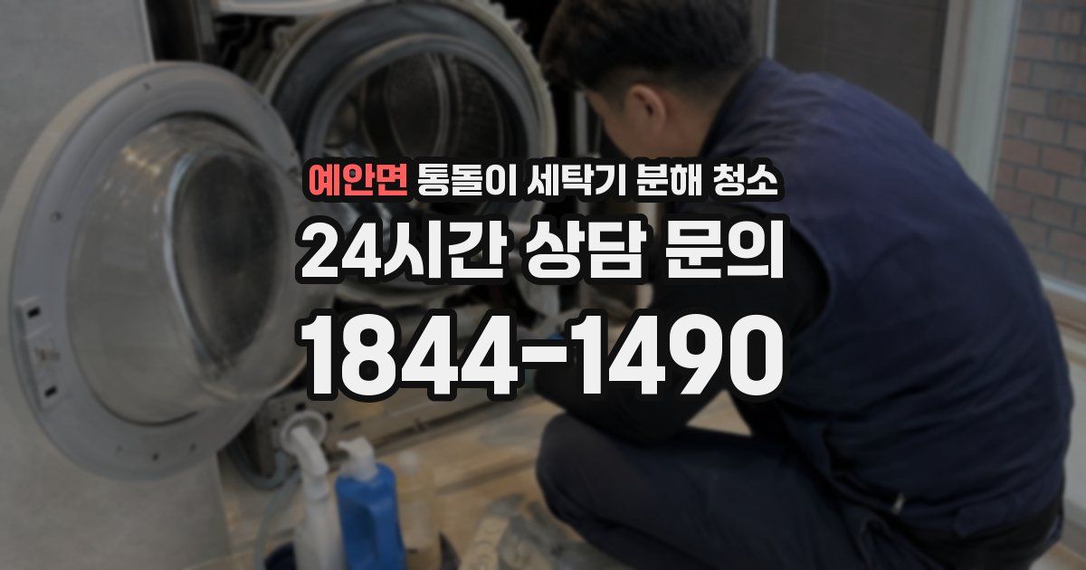 예안면 통돌이 세탁기 분해 청소