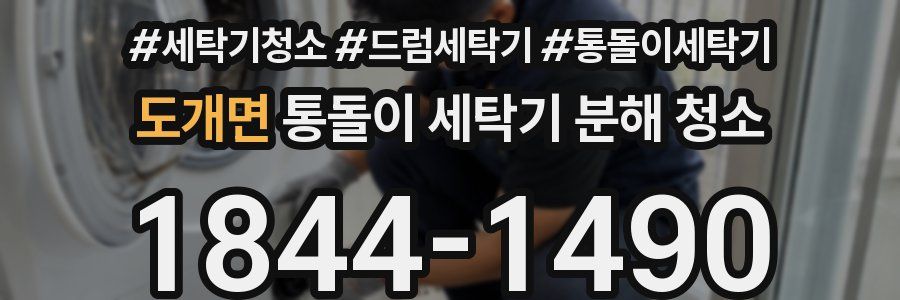 도개면 통돌이 세탁기 분해 청소