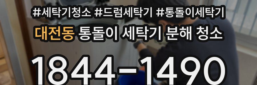 대전동 통돌이 세탁기 분해 청소