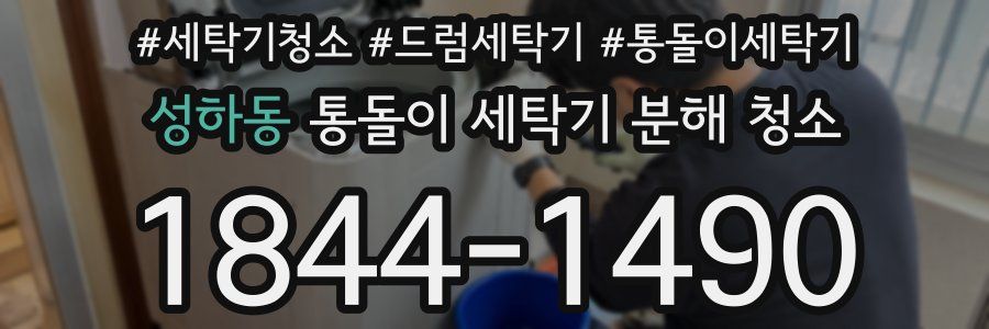 성하동 통돌이 세탁기 분해 청소