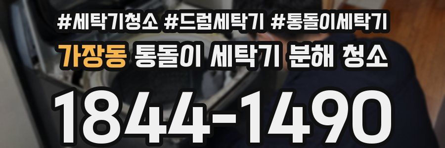 가장동 통돌이 세탁기 분해 청소