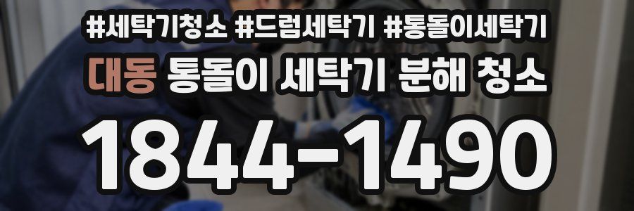 대동 통돌이 세탁기 분해 청소