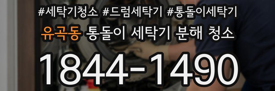 유곡동 통돌이 세탁기 분해 청소
