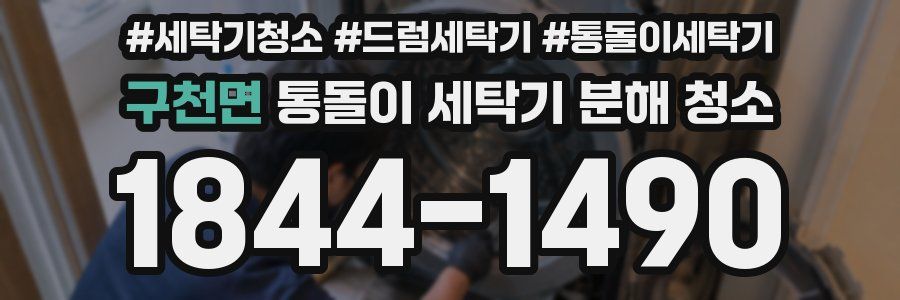 구천면 통돌이 세탁기 분해 청소