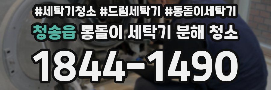 청송읍 통돌이 세탁기 분해 청소