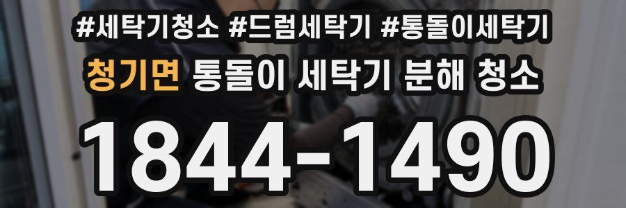 청기면 통돌이 세탁기 분해 청소