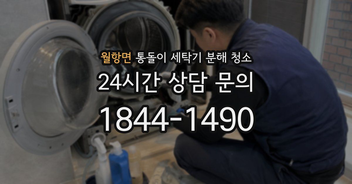 월항면 통돌이 세탁기 분해 청소