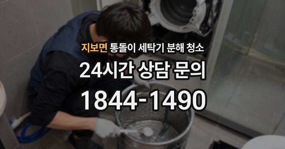 지보면 통돌이 세탁기 분해 청소