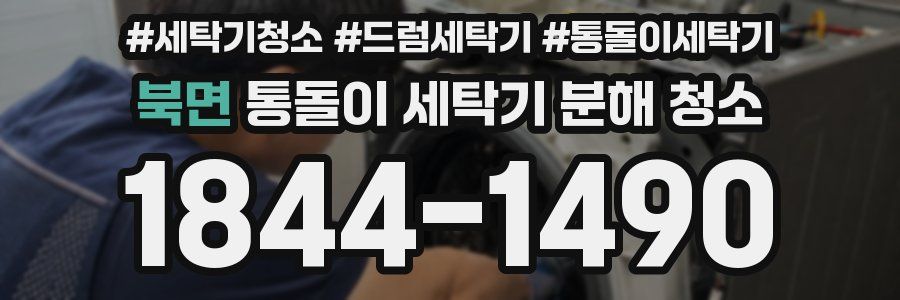 북면 통돌이 세탁기 분해 청소
