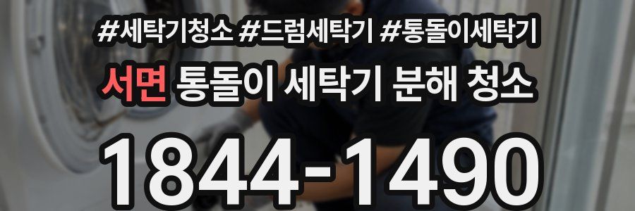 서면 통돌이 세탁기 분해 청소