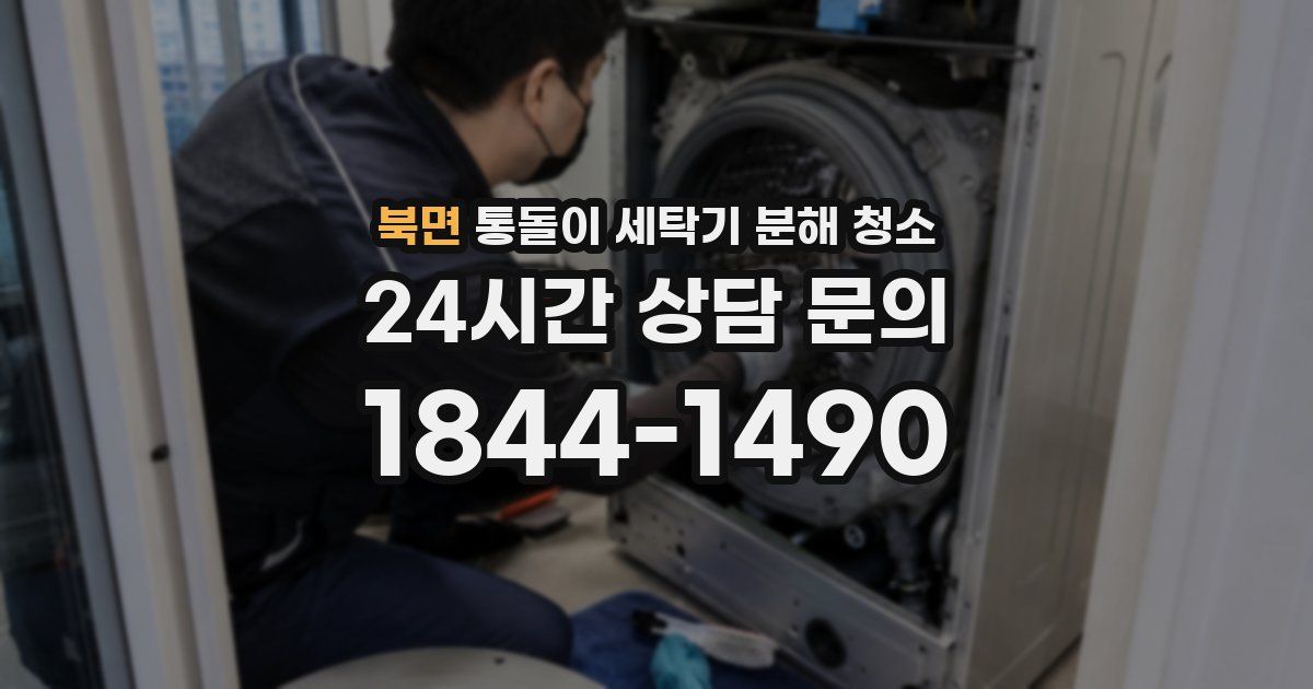 북면 통돌이 세탁기 분해 청소