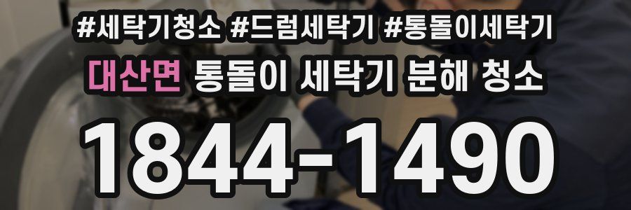 대산면 통돌이 세탁기 분해 청소