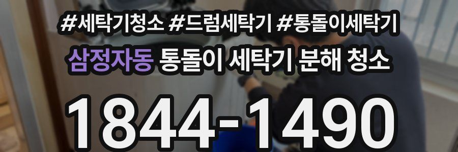 삼정자동 통돌이 세탁기 분해 청소