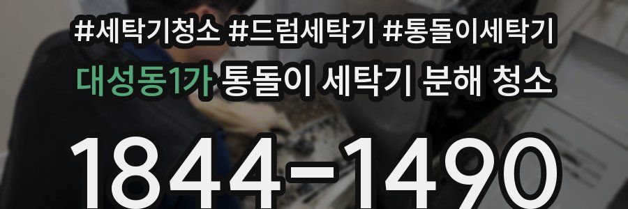 대성동1가 통돌이 세탁기 분해 청소