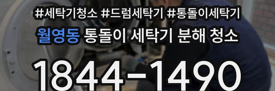 월영동 통돌이 세탁기 분해 청소