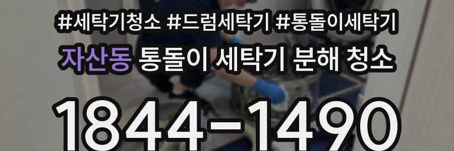 자산동 통돌이 세탁기 분해 청소