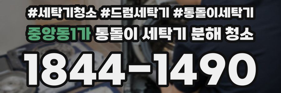 중앙동1가 통돌이 세탁기 분해 청소
